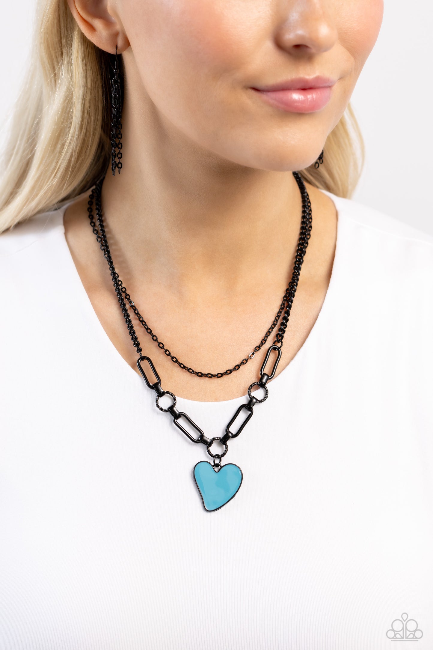 Paparazzi Accessories: Carefree Confidence - Blue Necklace