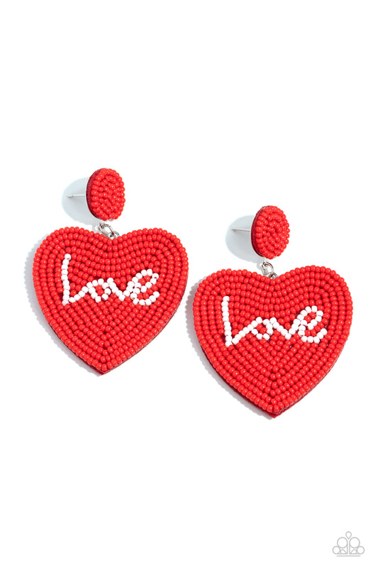 Paparazzi Accessories: Sweet Seeds - Red Earring