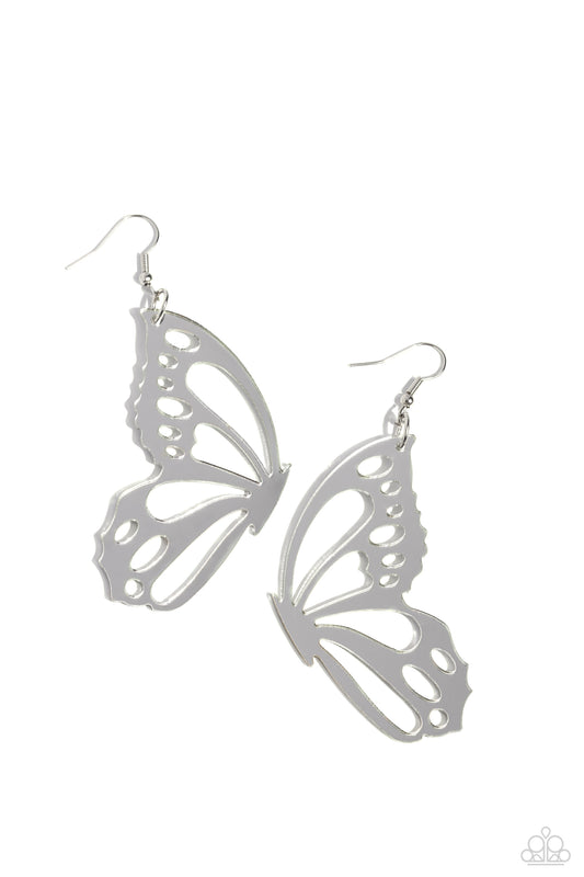 Paparazzi Accessories: WING of the World - Silver Earring