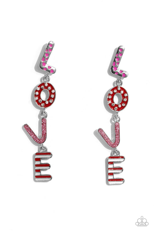 Paparazzi Accessories: Admirable Assortment - Pink Earring