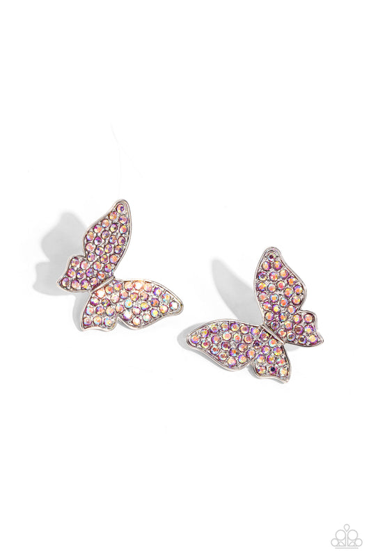Paparazzi Accessories: High Life - Pink Earring