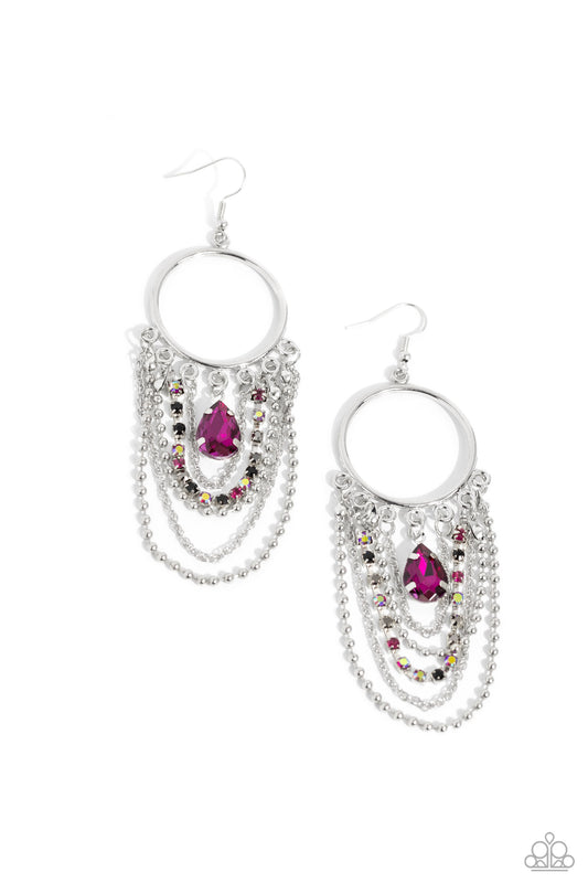 Paparazzi Accessories: Cascading Clash - Multi Earring