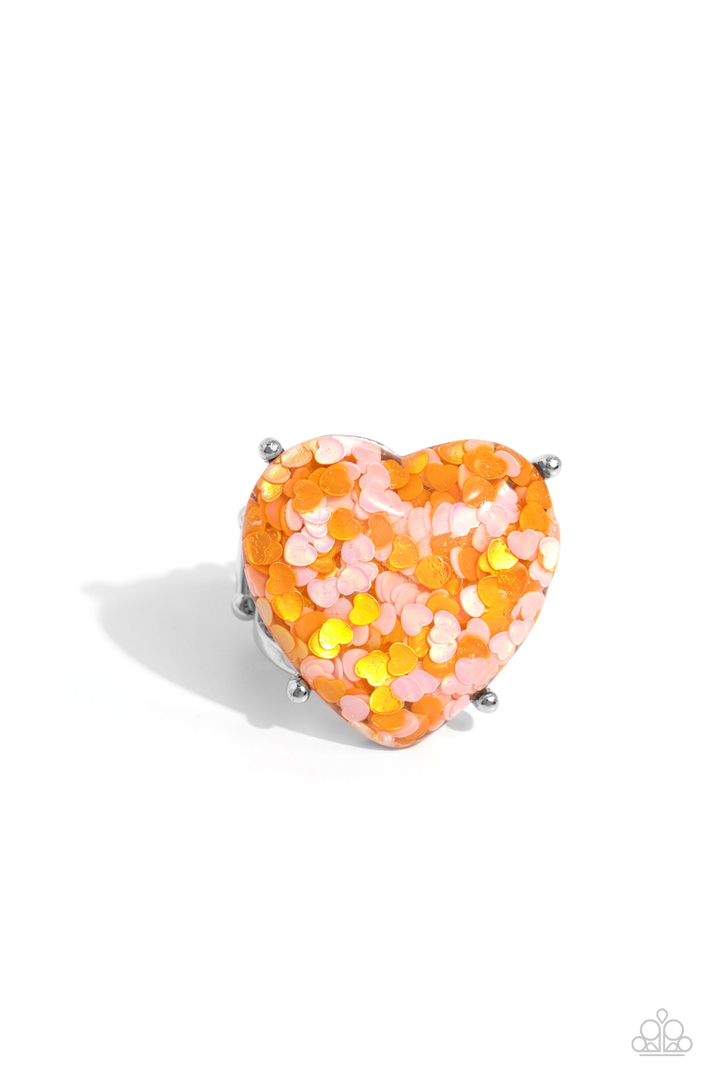 Paparazzi Accessories: Patterned Promenade - Orange Ring