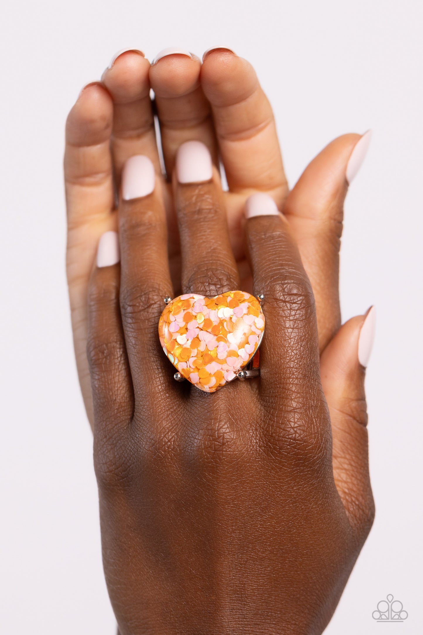 Paparazzi Accessories: Patterned Promenade - Orange Ring