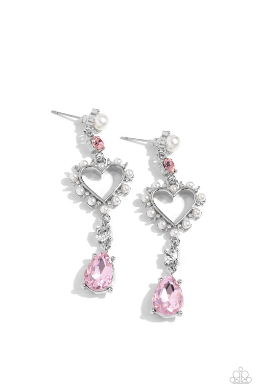 Paparazzi Accessories: Lovers Lure - Pink Earring
