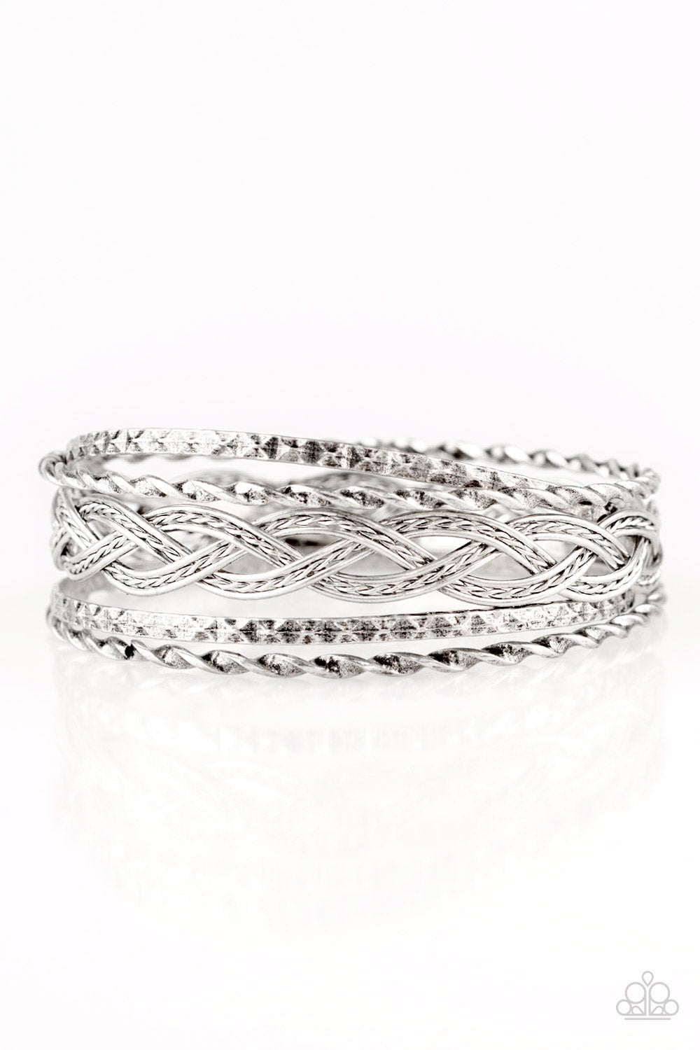 Paparazzi Accessories: Straight Street - Silver Bracelet