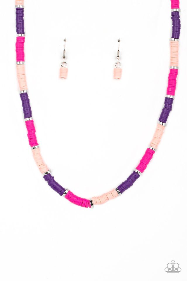 Paparazzi Accessories: Rainbow Road Pink Necklace