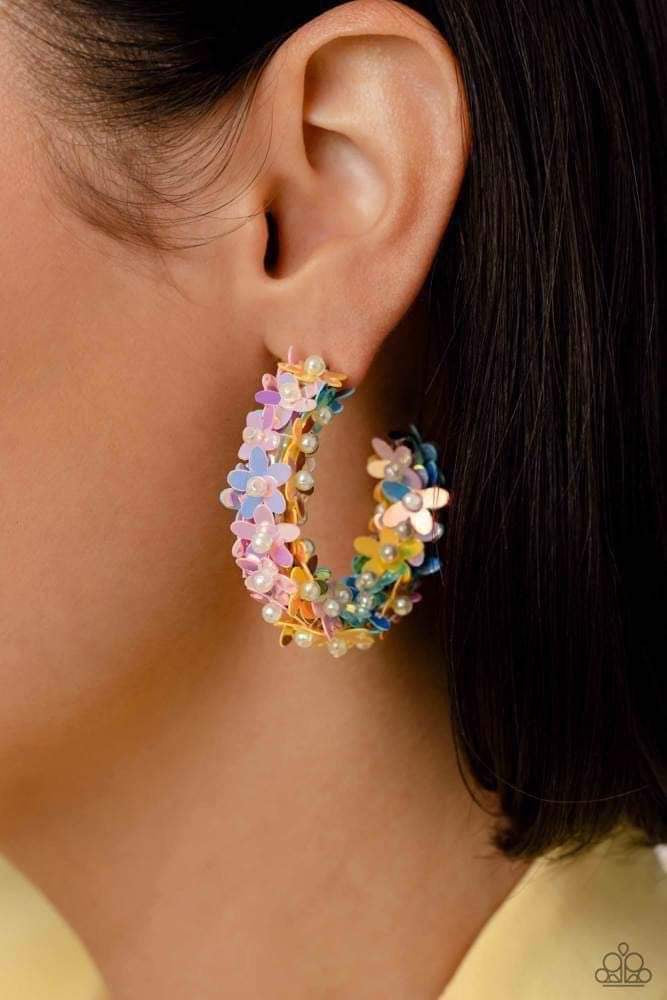 Paparazzi Accessories: Fairy Fantasia Multi Hoop Earring