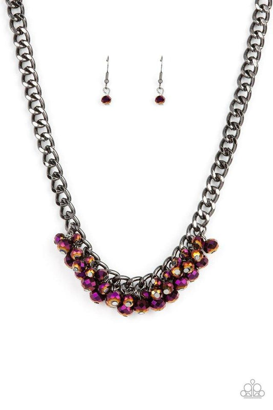 Paparazzi Accessories Galactic Knockout Purple Necklace