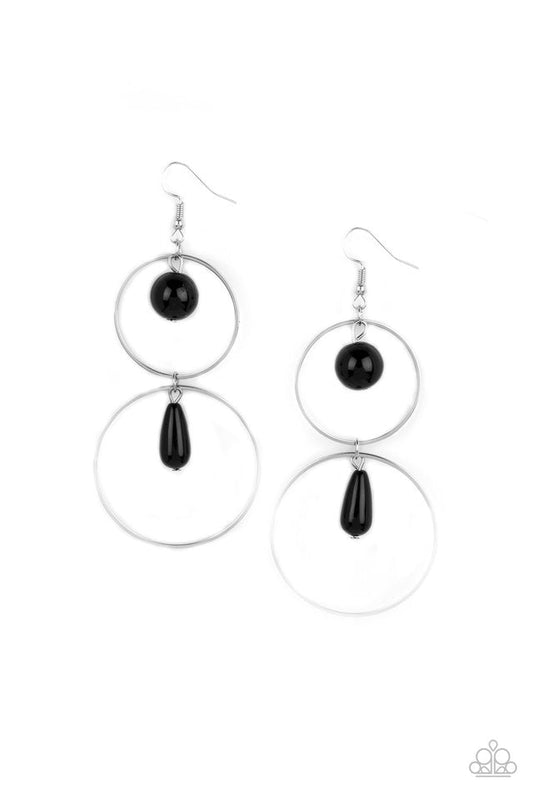 Paparazzi Accessories: Cultured in Couture Black Earring