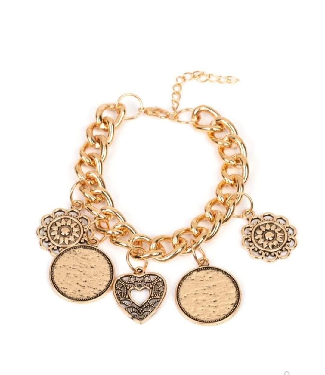 Paparazzi Accessories: Complete CHARM-ony Gold Bracelet