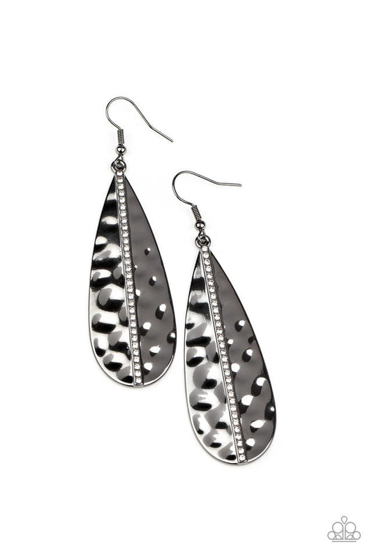 Paparazzi Accessories: On The Up and UPSCALE Black Earring