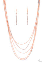 Paparazzi Accessories: Dangerously Demure Copper Necklace