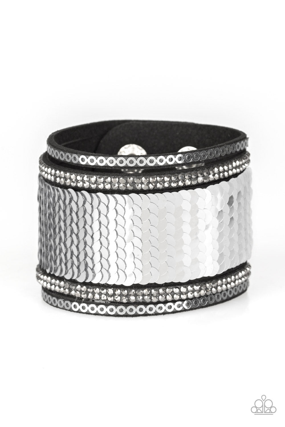 Paparazzi Accessories: Heads or MERMAID Tails Silver Urban Bracelet