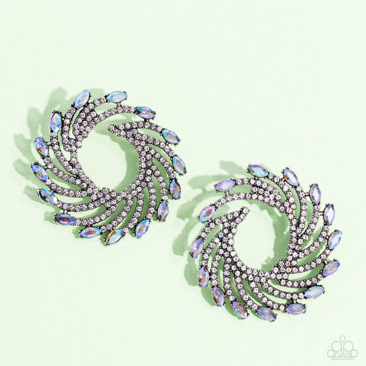 FireworkPaparazzi Accessories: Fanfare Multi Post Earring