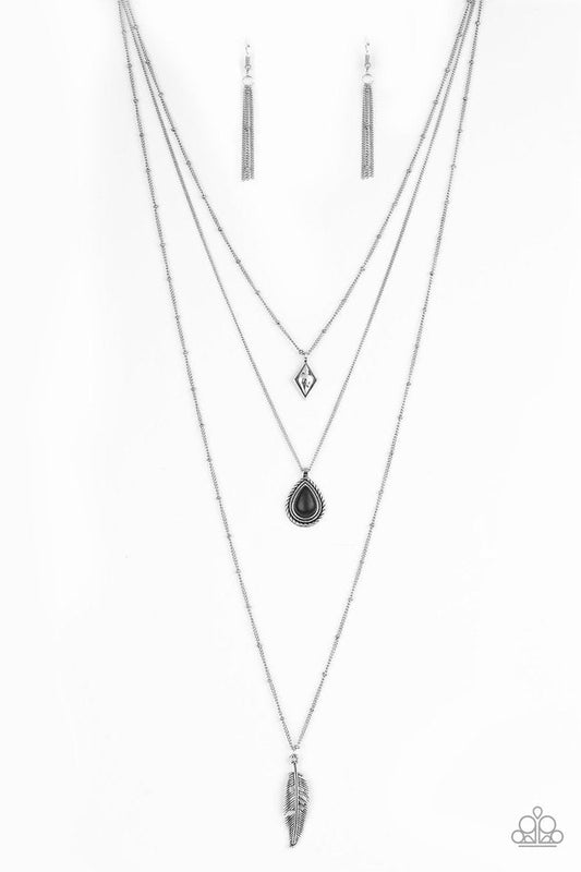 Paparazzi Accessories: Fly the Coop Black Necklace