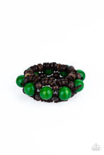 Paparazzi Accessories: Tropical Temptations Green Bracelet