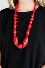 Paparazzi Accessories: Summer Breezin Red Woid Necklace