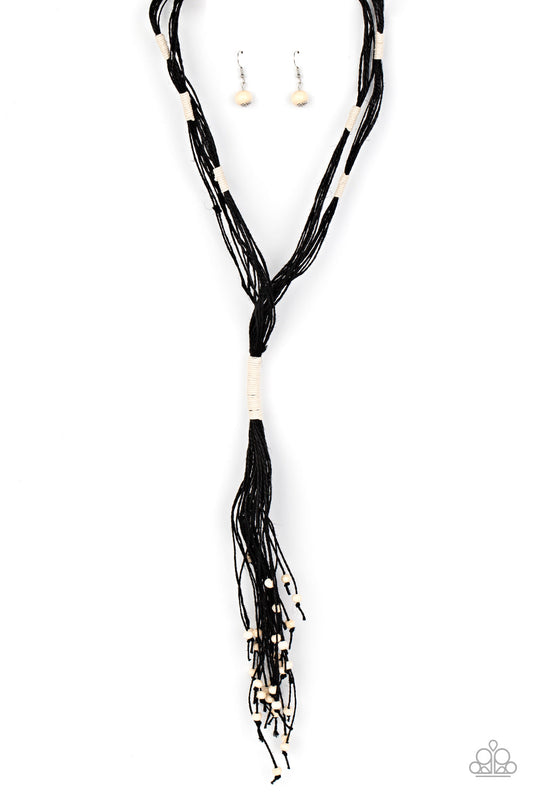 Paparazzi Accessories: Whimsically Whipped Black Necklace