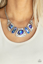 Paparazzi Accessories Futuristic Fashionista Blue Necklace