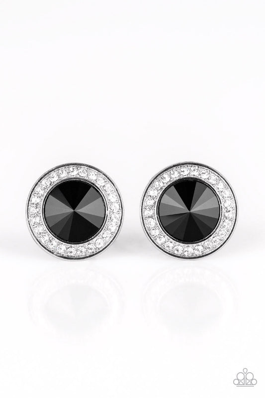 Paparazzi Accessories: What Should I BLING Black Post Earring