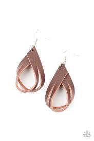 That’s A STRAP Brown Earring