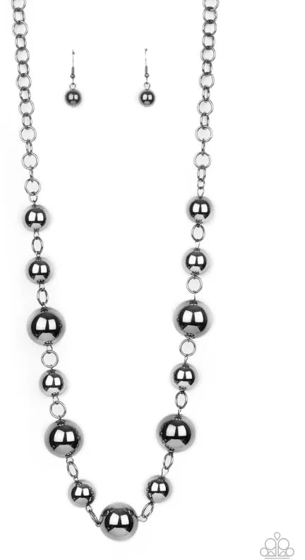 Paparazzi Accessories: Commanding Composure Black Necklace