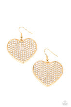 Paparazzi Accessories: Romantic Reign Gold Earring