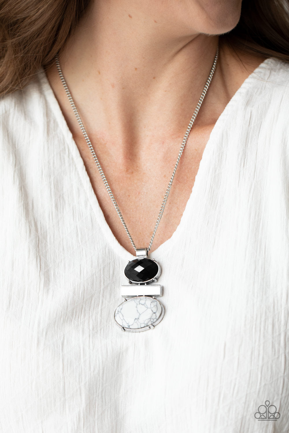 Paparazzi Accessories: Finding Balance Black Necklace