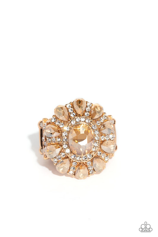 Paparazzi Accessories: GLIMMER and Spice Gold Ring