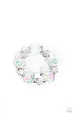 Discus Throw White Bracelet