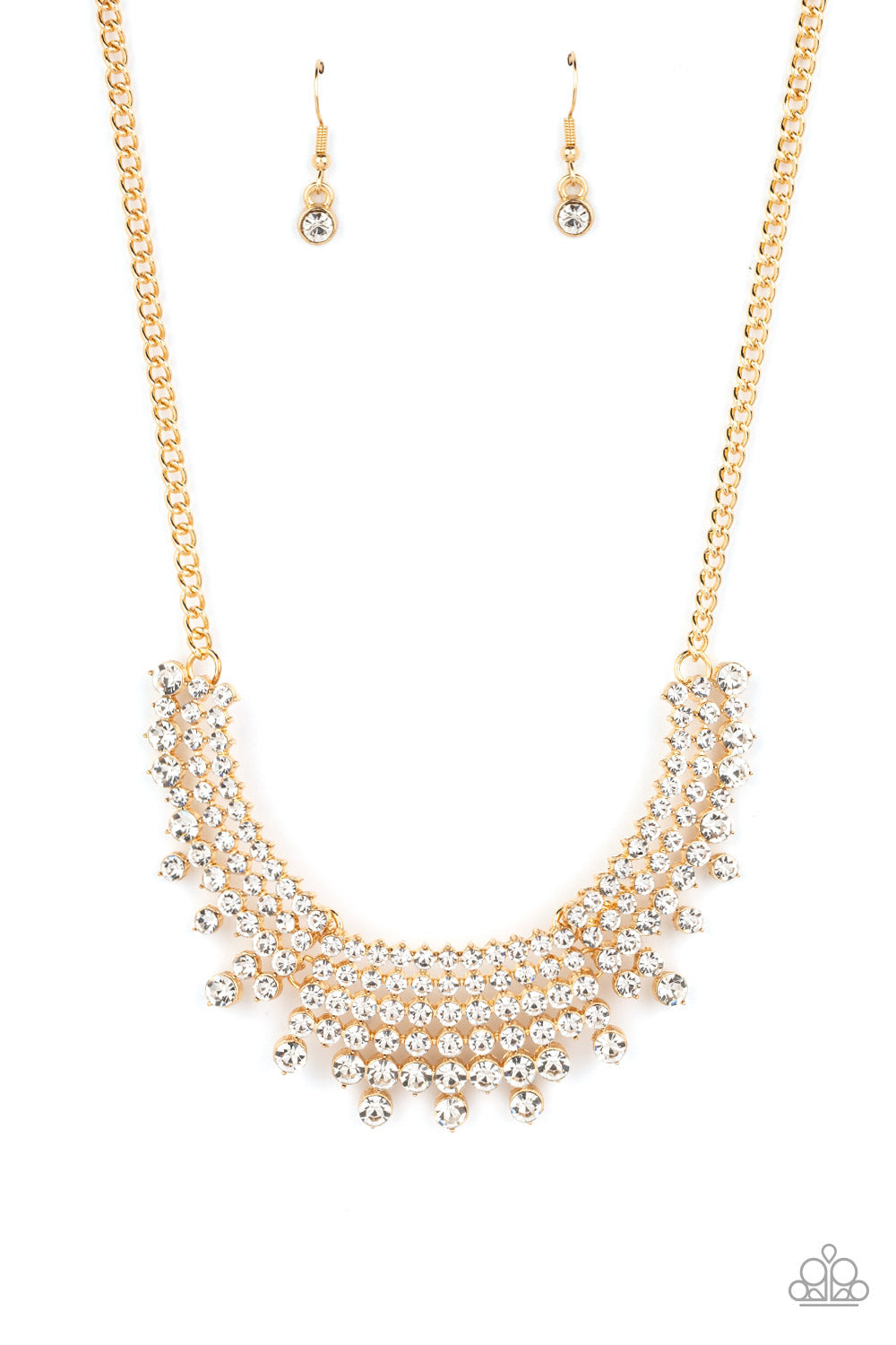 Paparazzi Accessories: Shimmering Song Gold Necklace