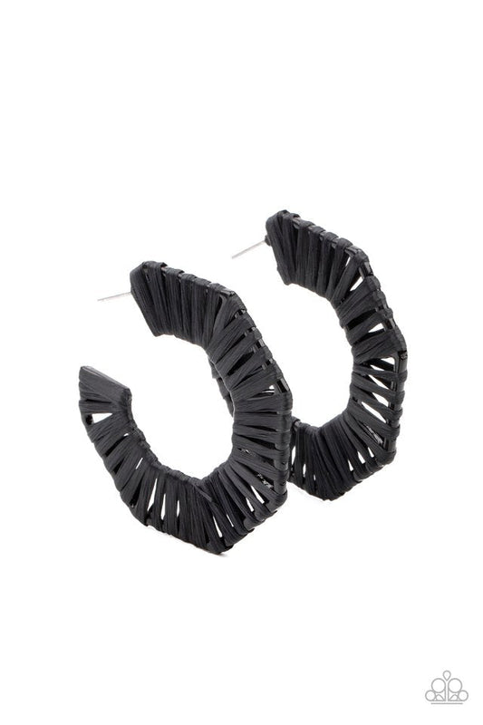 Paparazzi Accessories: Fabulously Fiesta Black Earring