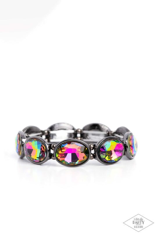 Paparazzi Accessories: Diva in Disguise Oil Spill Multi Bracelet