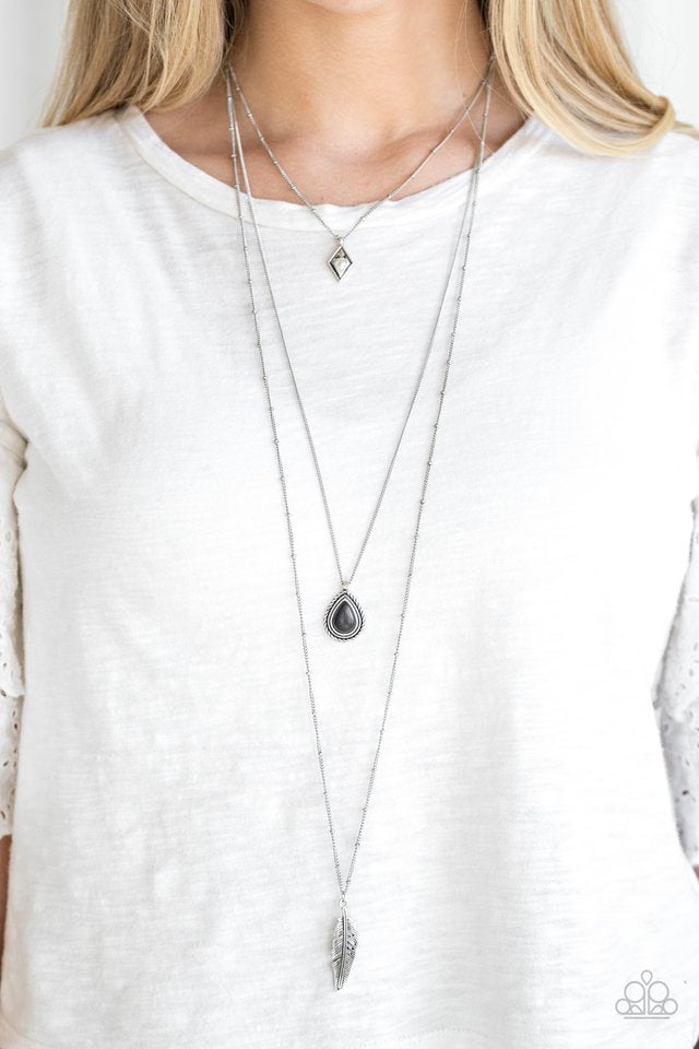 Paparazzi Accessories: Fly the Coop Black Necklace